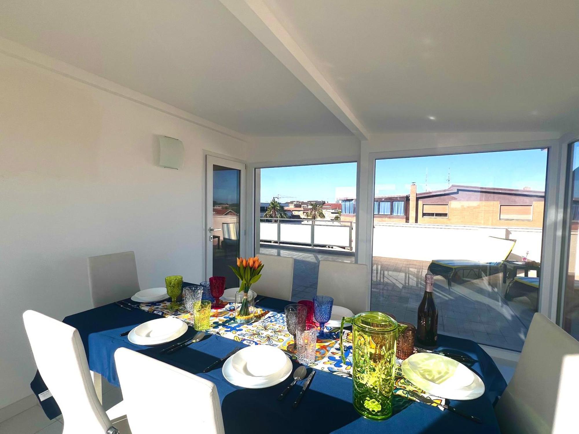 Roma Airport Sky Apartments Fiumicino Exteriér fotografie