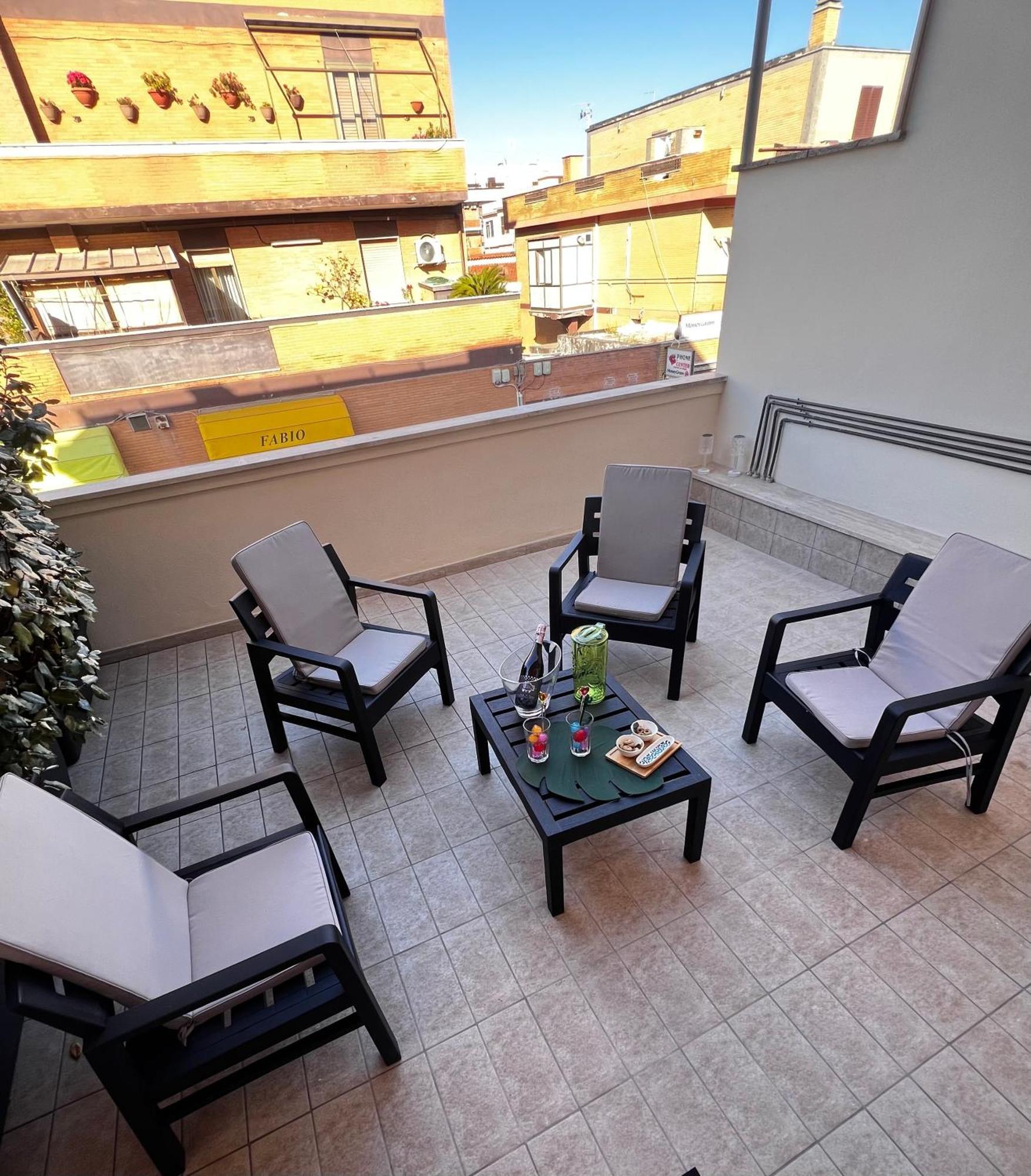 Roma Airport Sky Apartments Fiumicino Exteriér fotografie